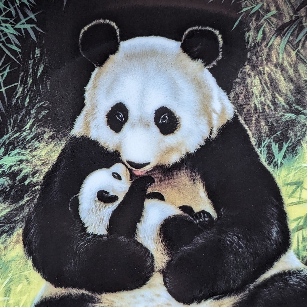 The Panda decorative plate, 1988 Endangered Species series by Will Nelson